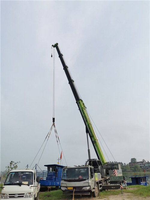 西陵区桥梁建设吊装案例